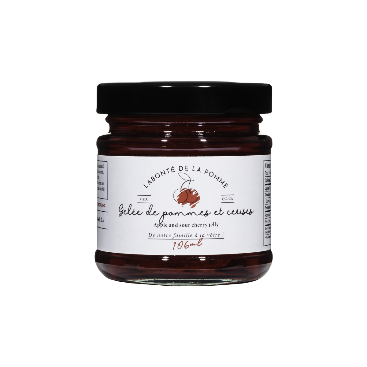 Gelée de pomme et cerises