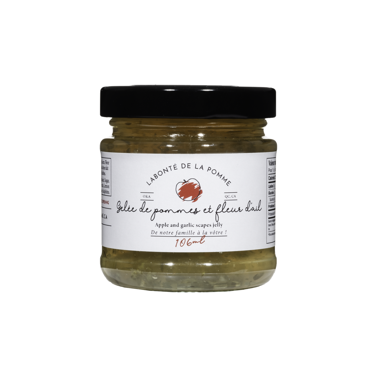 Gelée de pomme et fleur d'ail