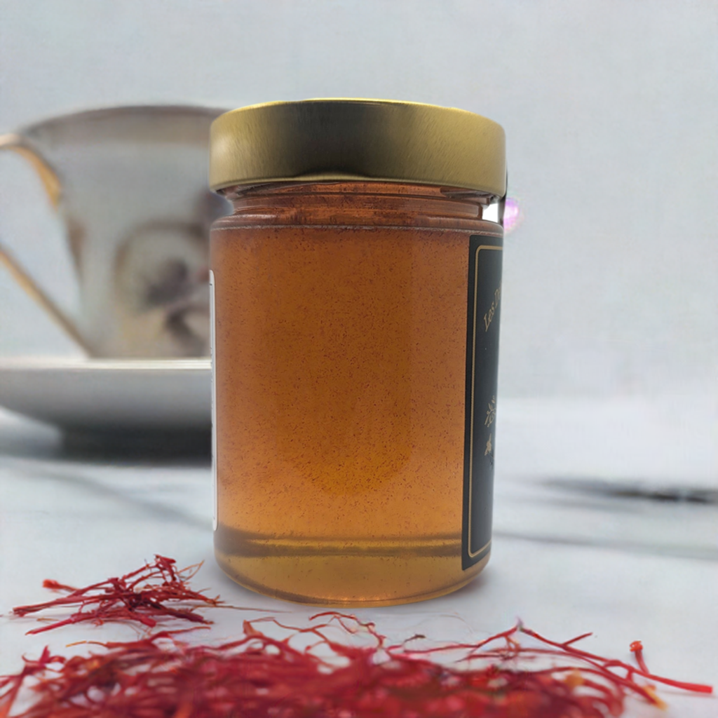 Élixir de Safran : Miel Québécois Pur Infusé de l'Essence Dorée du Safran Iranien