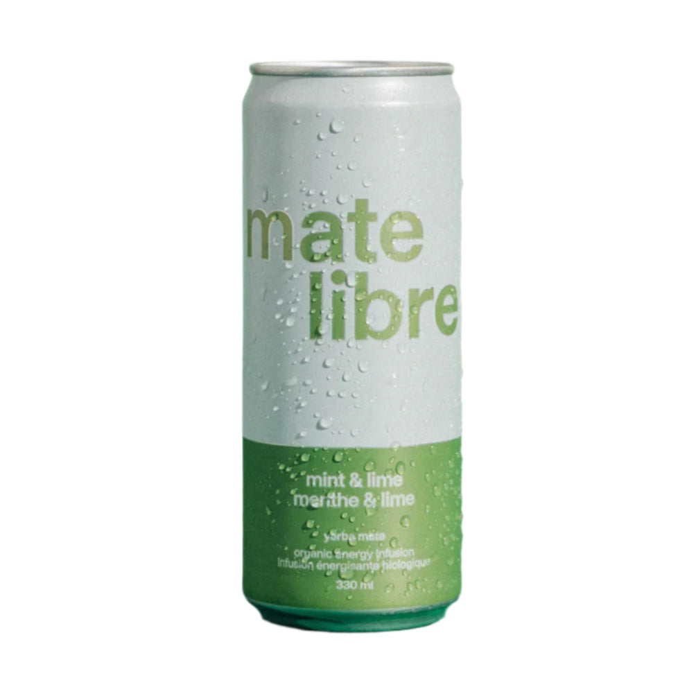 Boisson d'infusion énergisante Yerba Maté - Menthe et lime