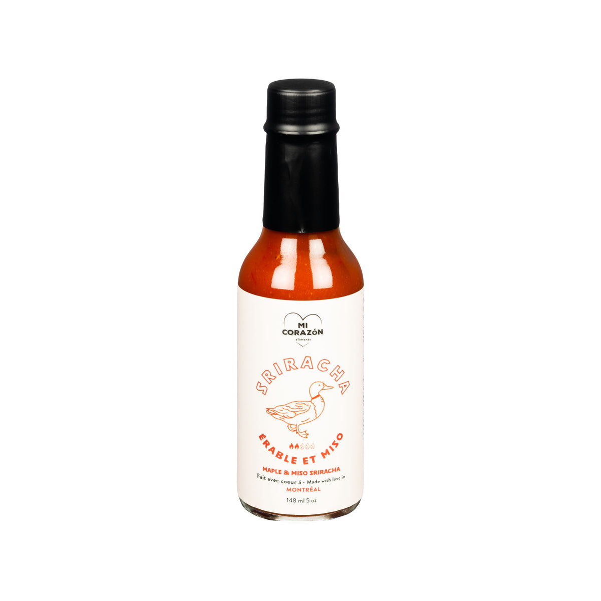 Sauce piquante Sriracha érable miso