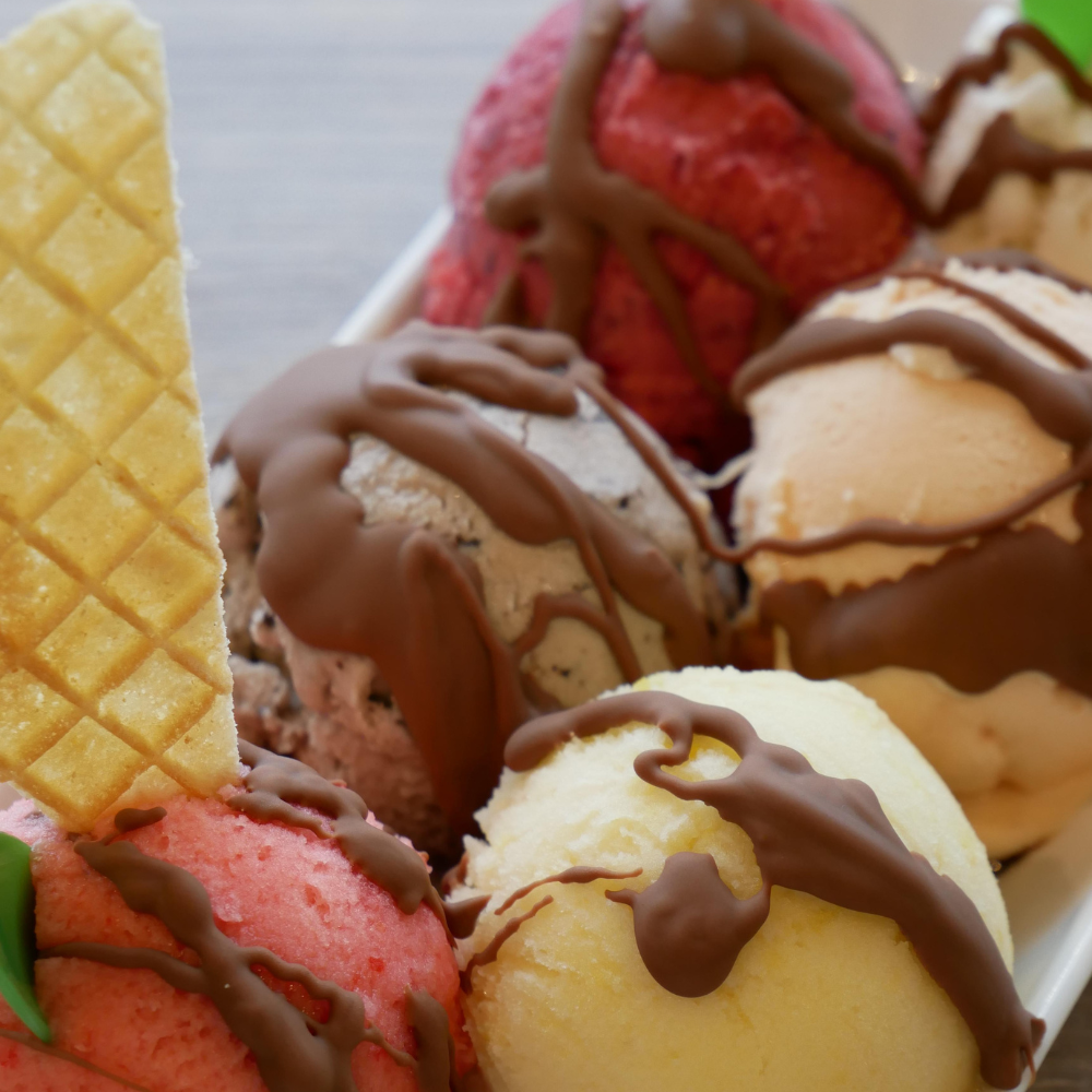 Plateau de dégustation et gelato ou sorbet pour 2 personnes - Folie Glacée