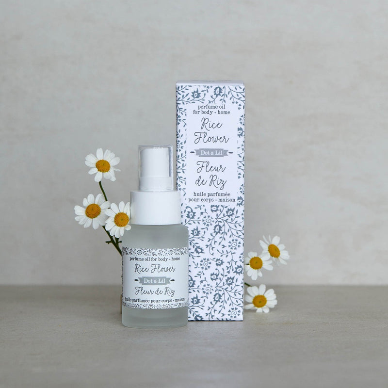 Huile parfumée à la fleur de riz - Dot & Lil