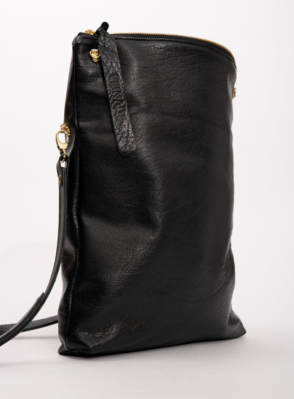 Sac à main en cuir avec ganse bandoulière modèle BORDEAUX