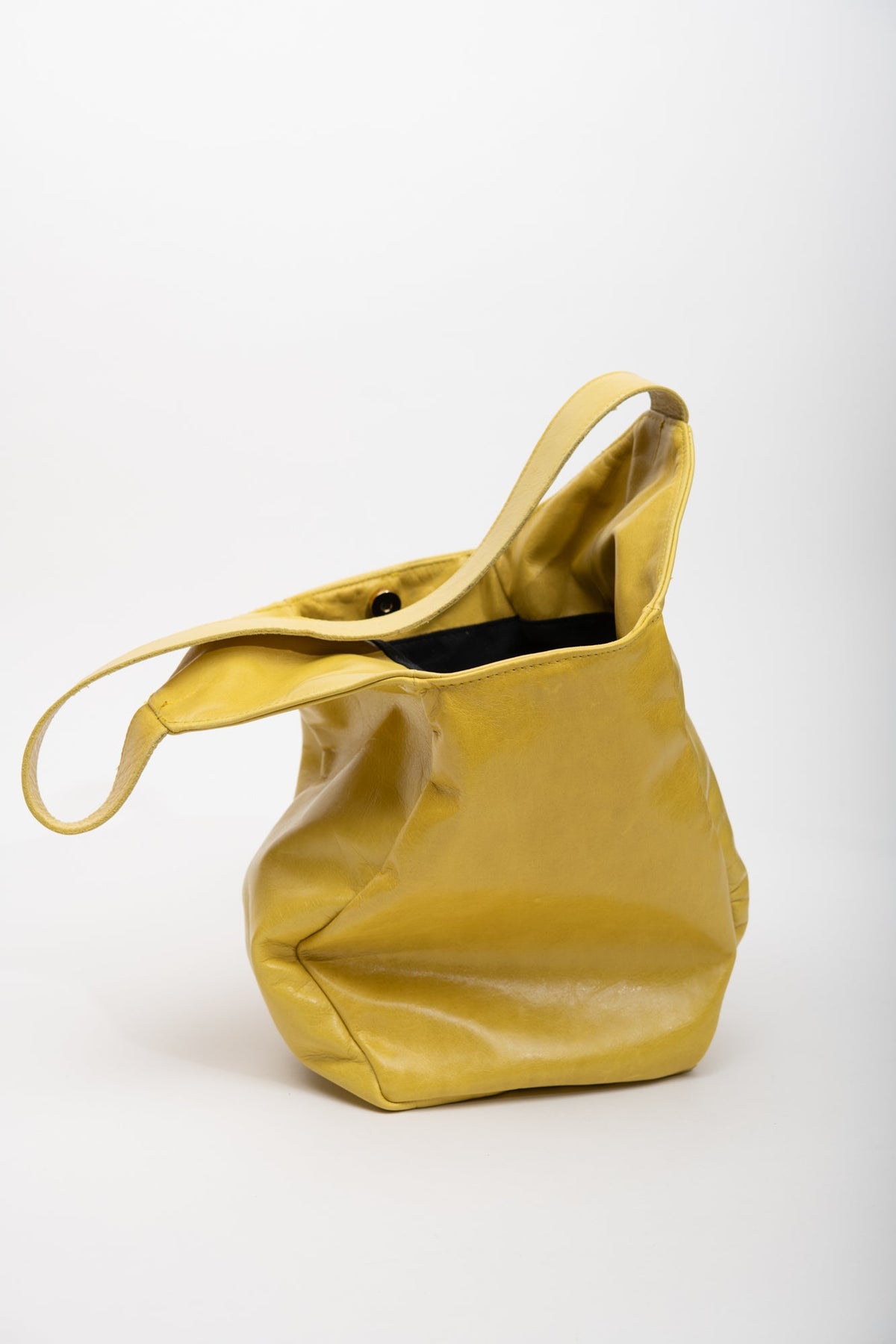 Sac cabas géométrique en cuir modèle MONT-ROYAL