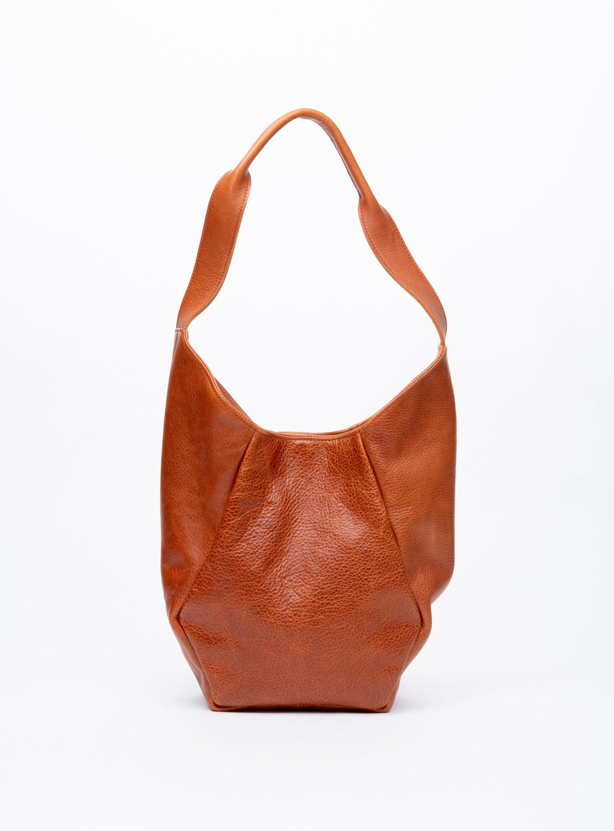 Sac cabas géométrique en cuir modèle MONT-ROYAL