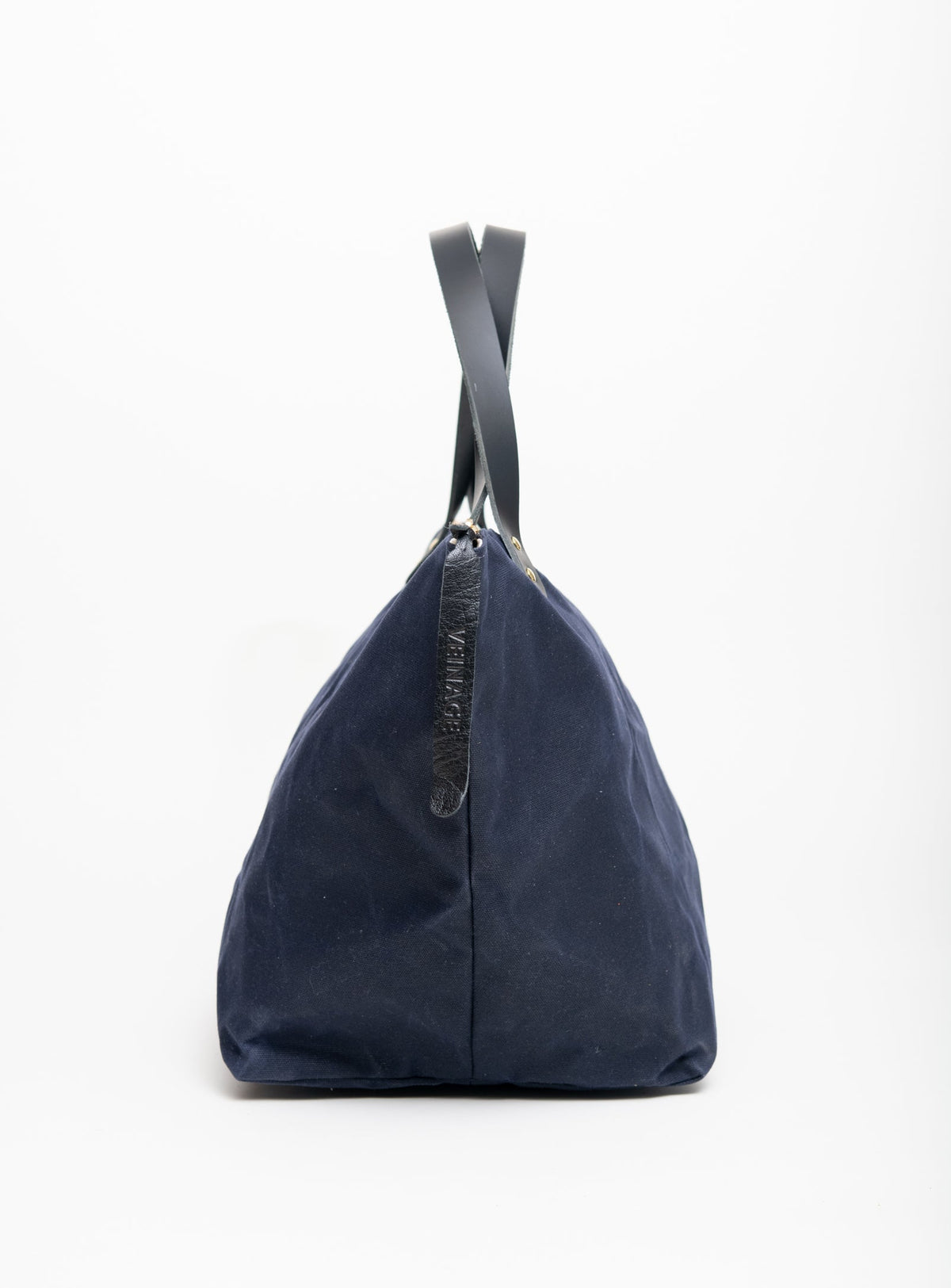 Sac de voyage en coton ciré et cuir modèle FRONTENAC