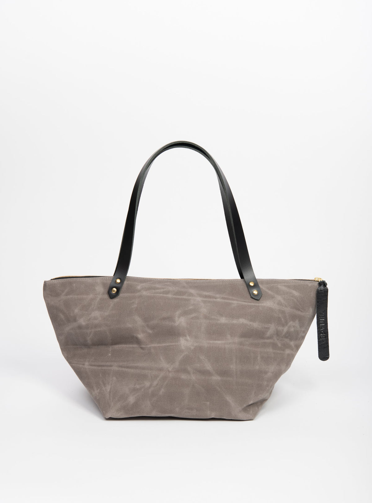 Sac de voyage en coton ciré et cuir modèle FRONTENAC