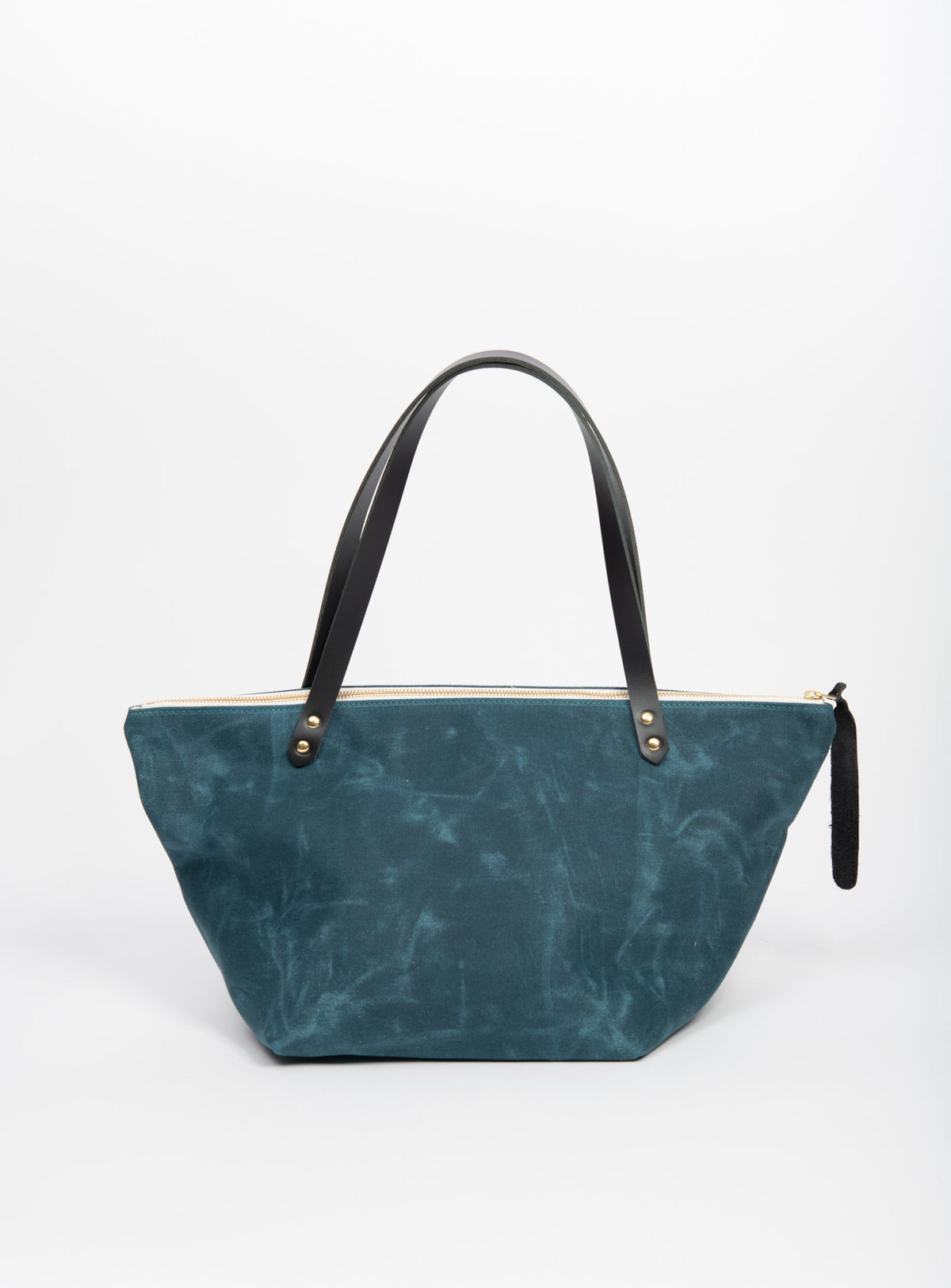 Sac de voyage en coton ciré et cuir modèle FRONTENAC