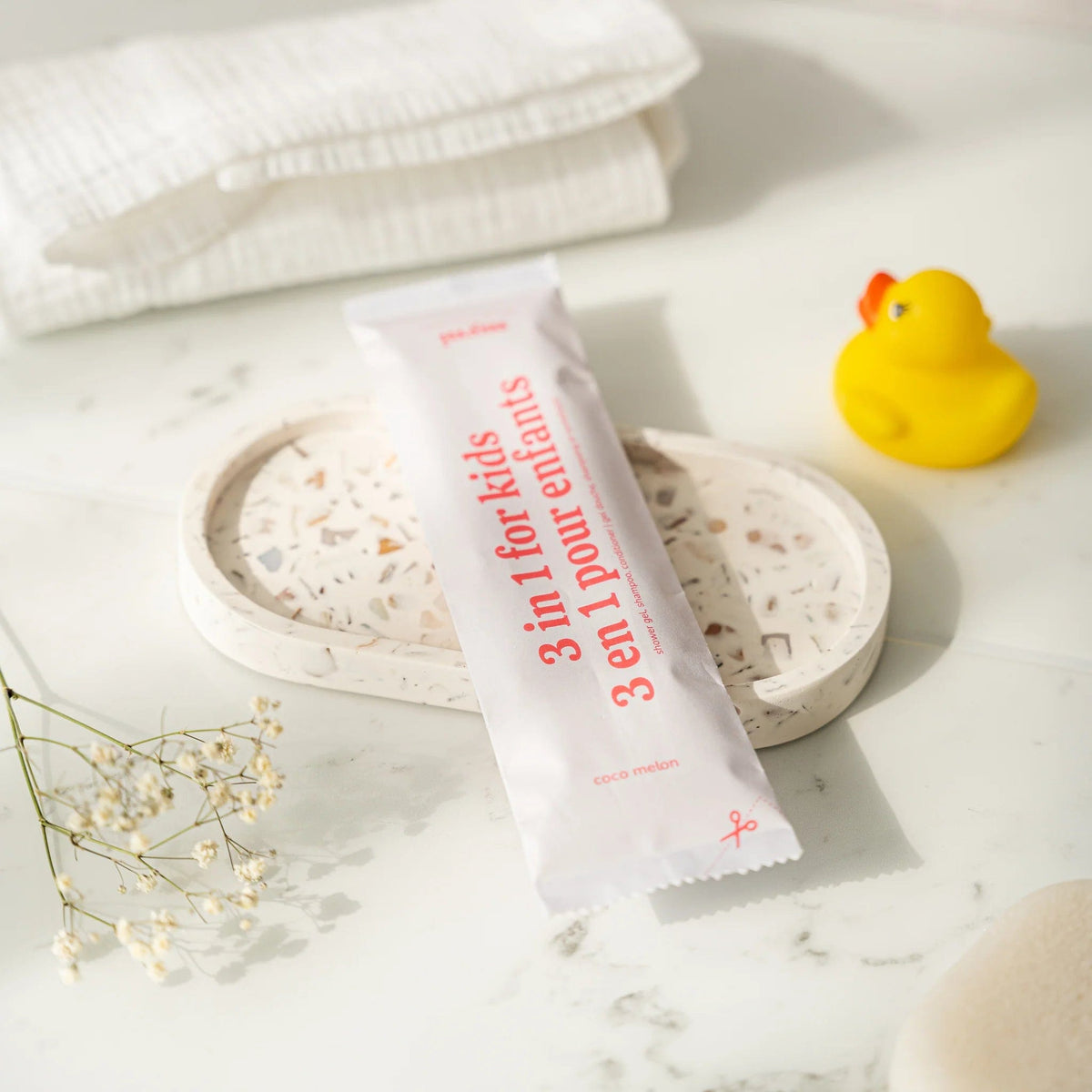 Shampoing, après-shampooing et gel douche - 3 en 1 pour enfant