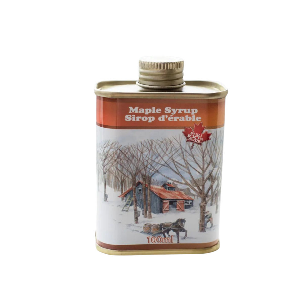 Sirop d'érable ambré - baril en métal
