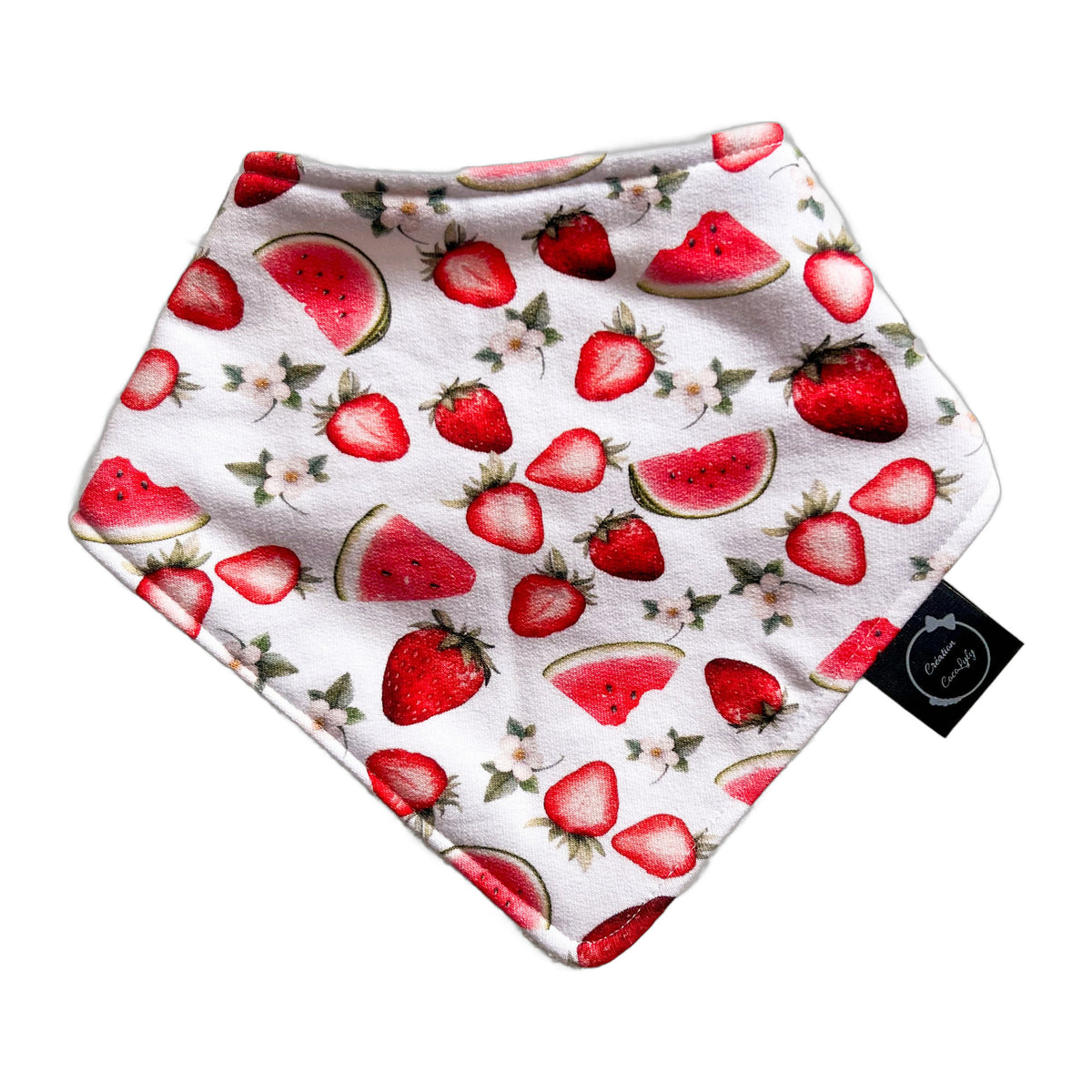 Bavoir pour bébé - Fraise et melon