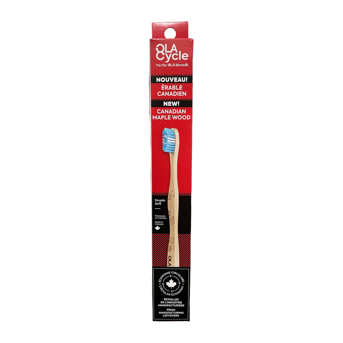 Brosse à dents en érable canadien