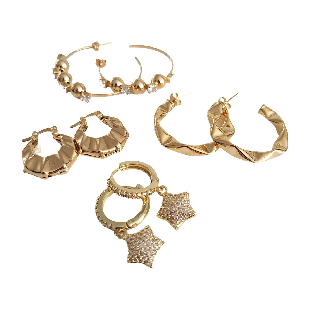 Boucles d'oreilles CR - Collection OR