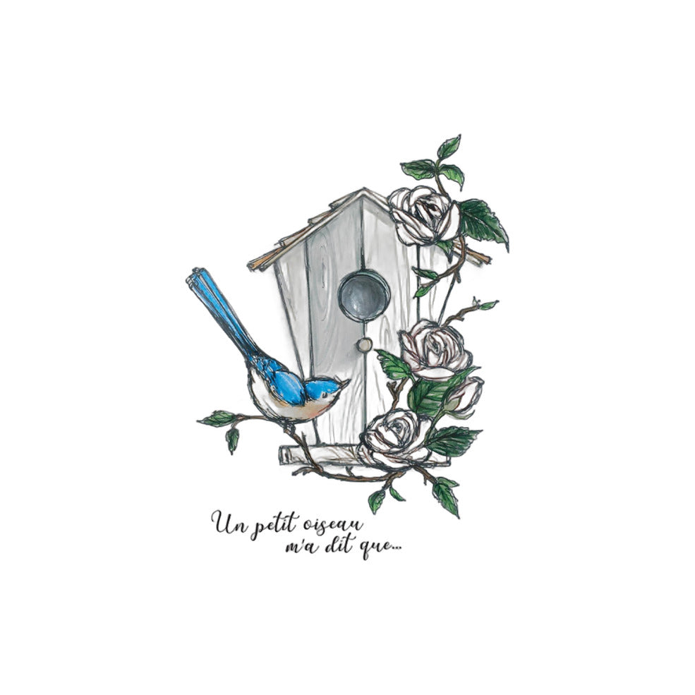 Carte de souhaits Anniversaire - Un petit oiseau m'a dit que...
