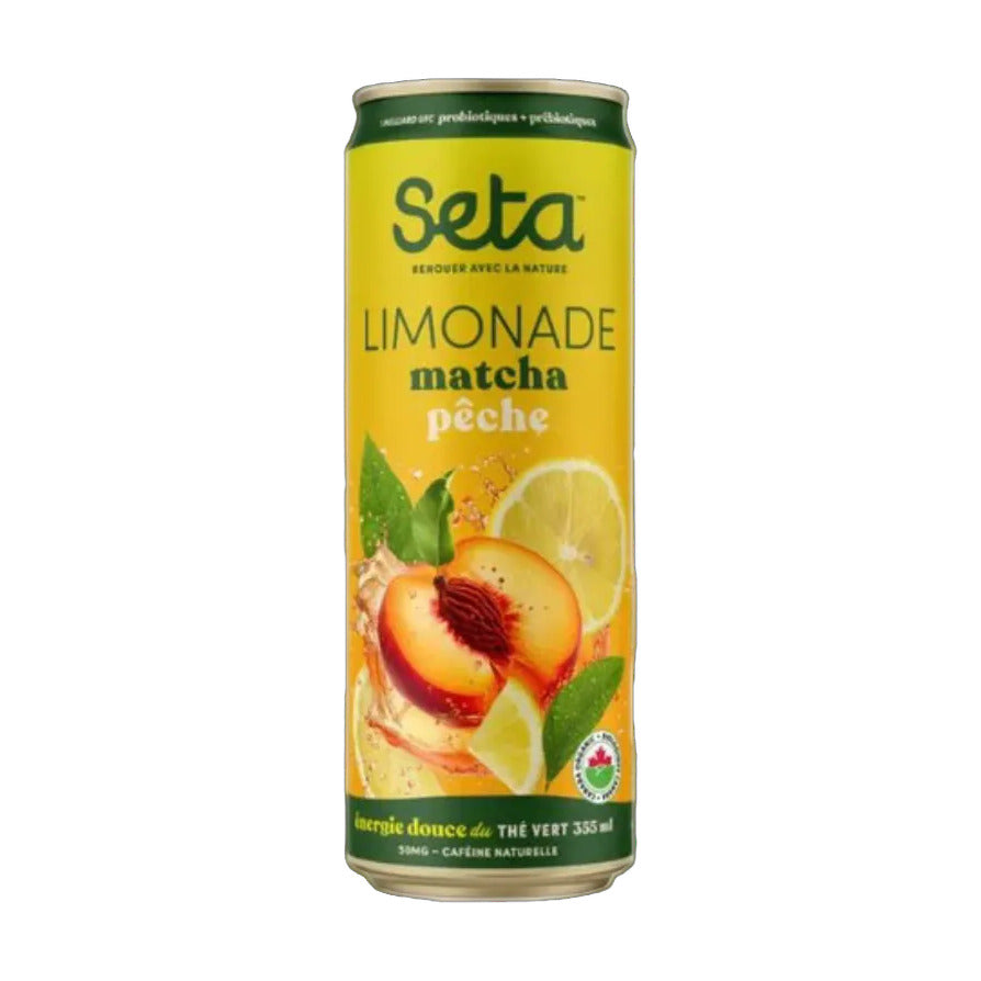 Limonade matcha pêche