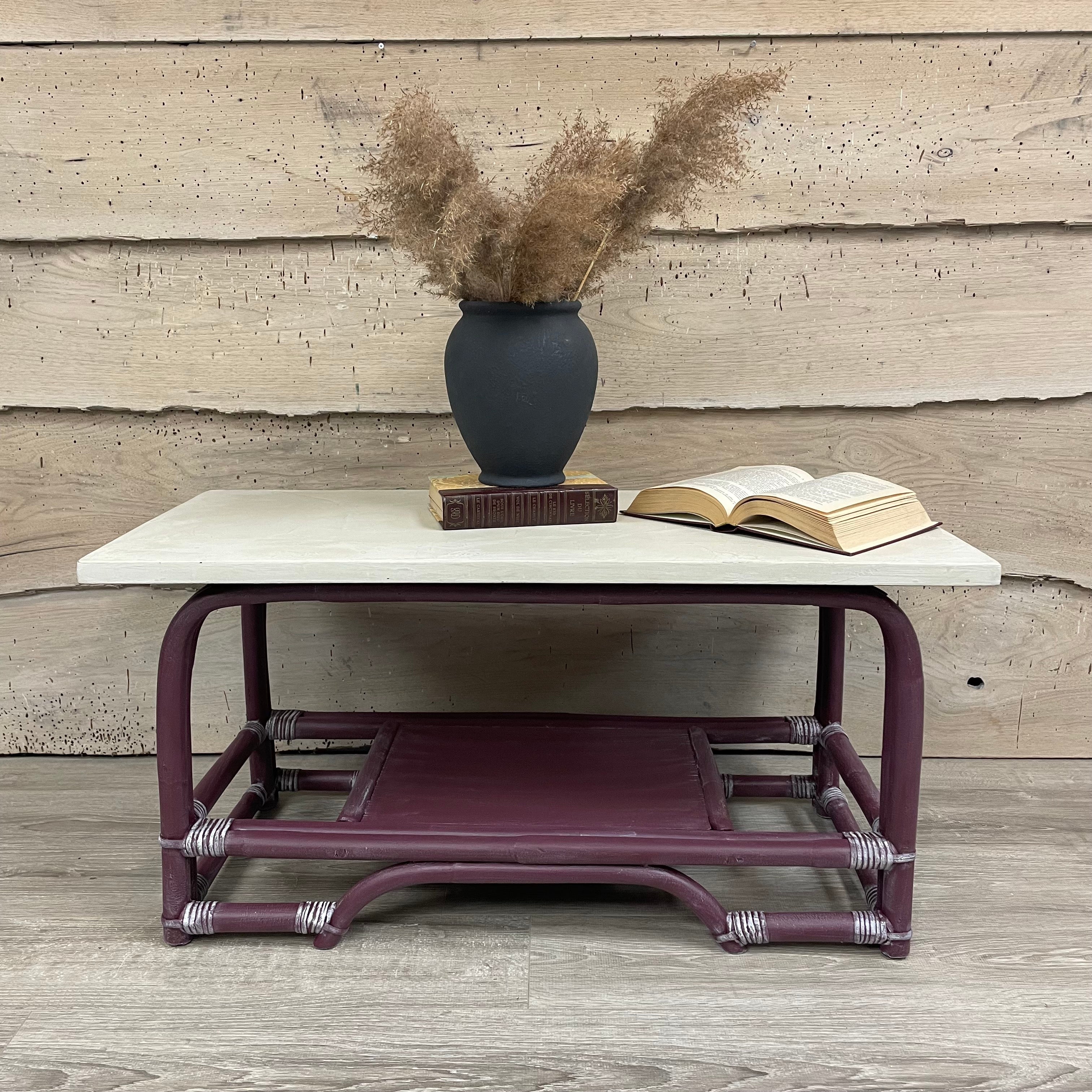LA BURGUNDY • TABLE BASSE