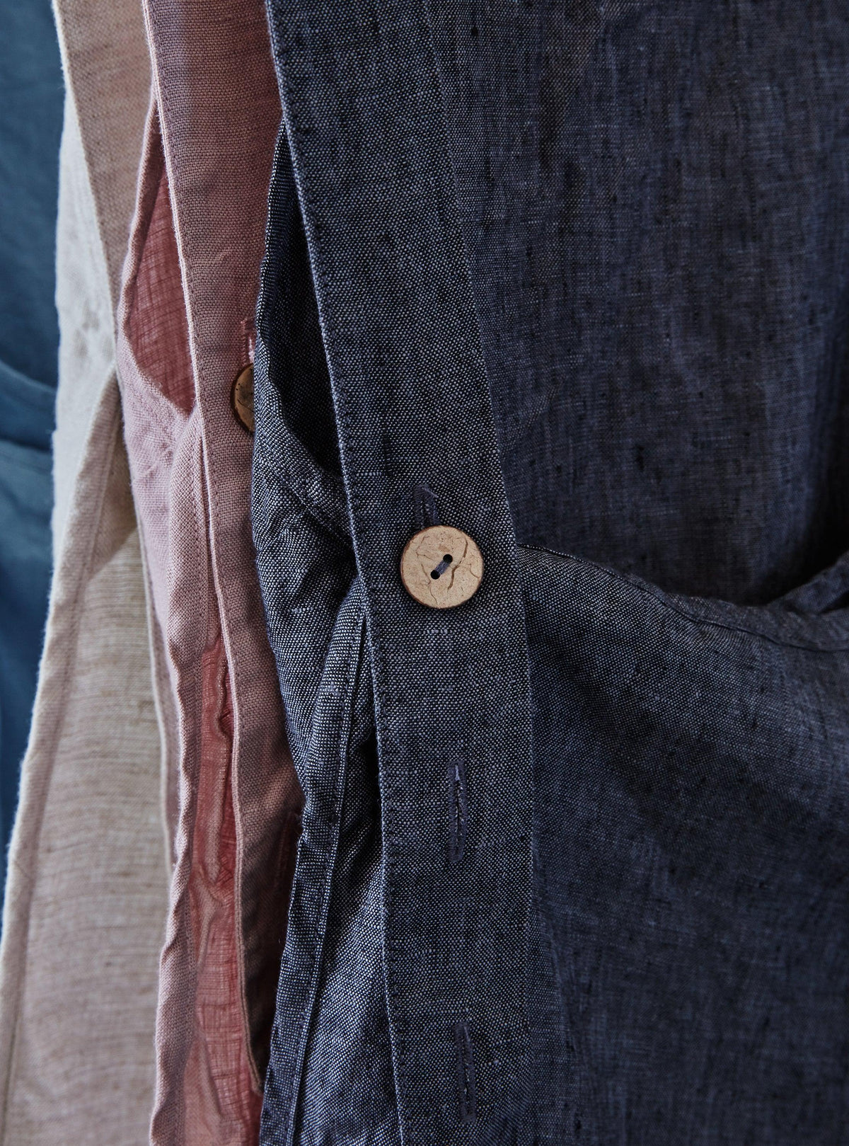Tablier en lin - Anthracite