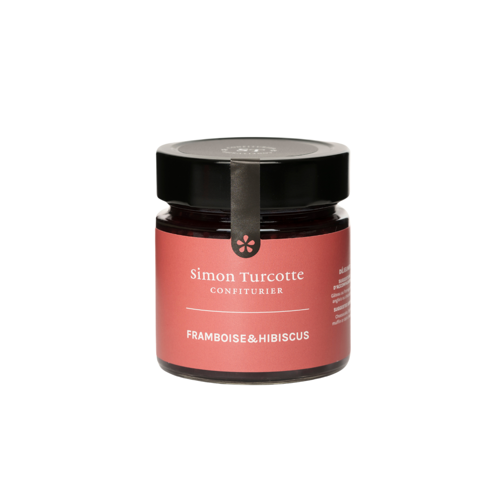 Tartinade framboise et thé des bois - Simon Turcotte confiturier