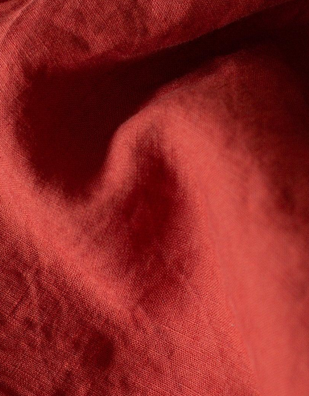 Tablier en lin - Terracotta