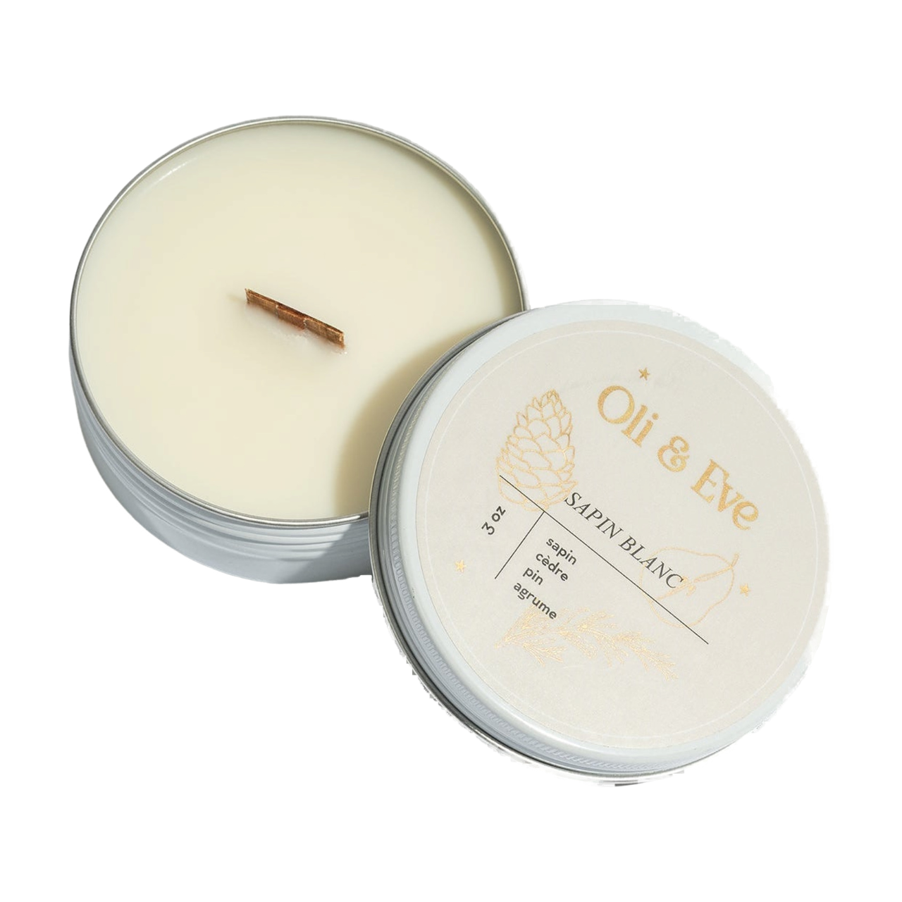 White Fir - Glass Candle