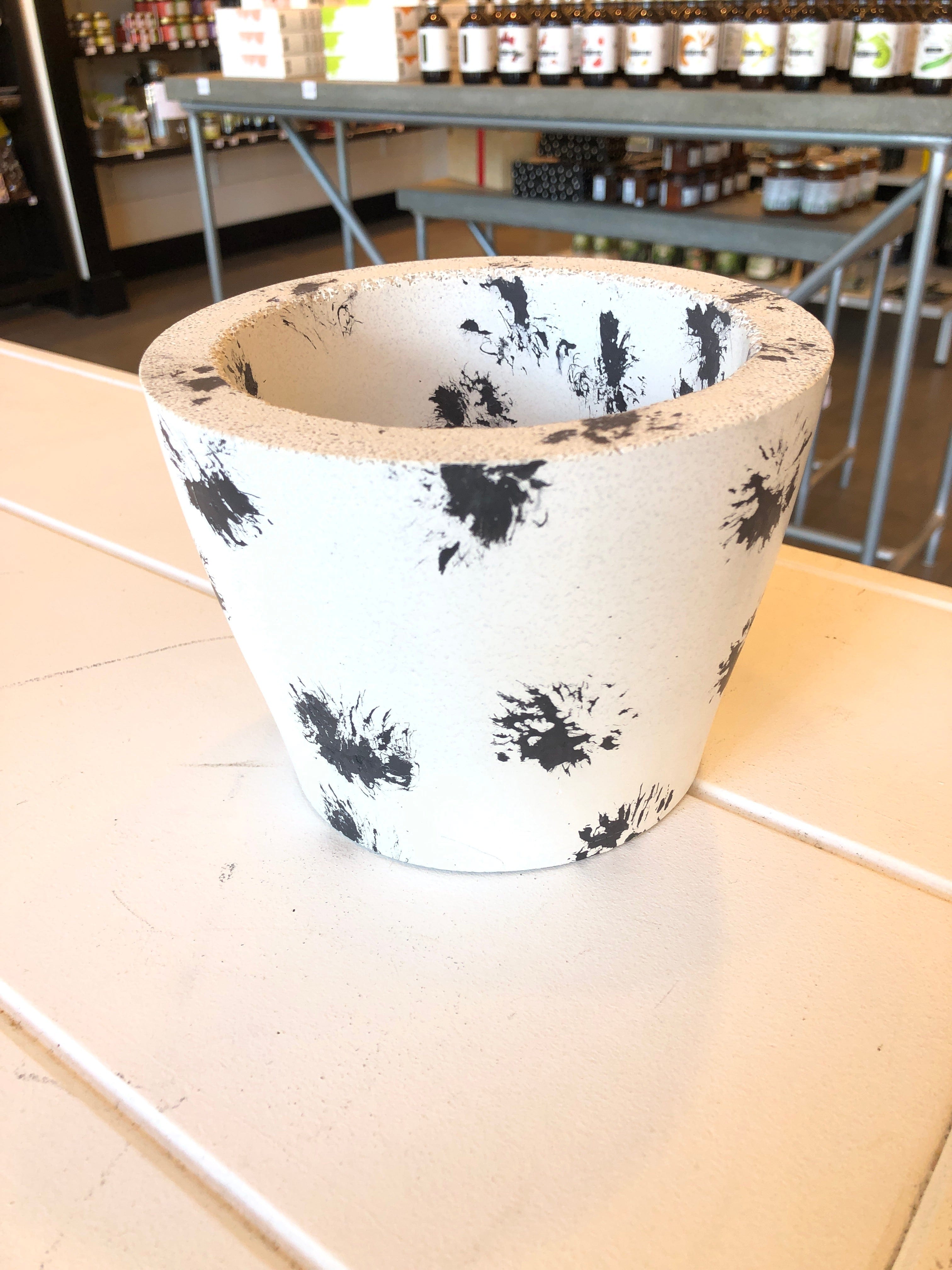 Cache pot en béton