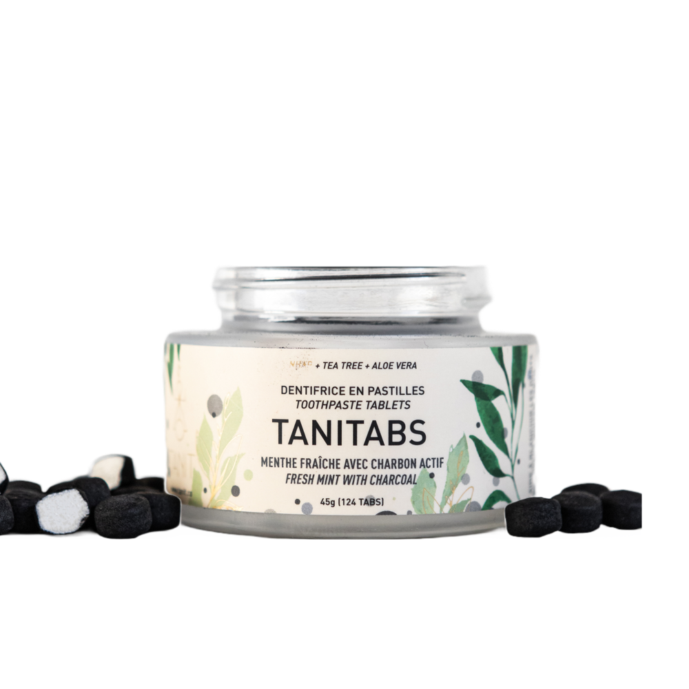 Dentifrice en pastilles - Menthe Fraîche et Charbon Actif