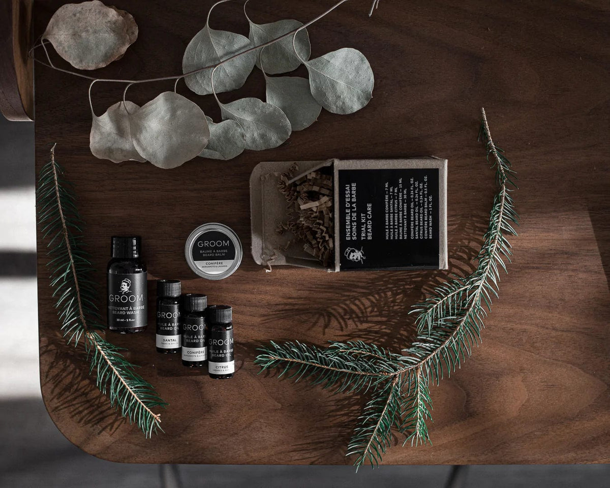 Ensemble d'essai pour la barbe