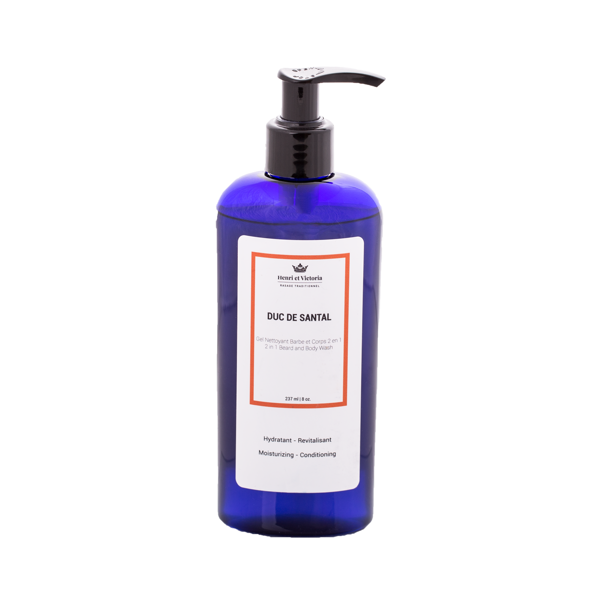 Gel nettoyant 2 en 1 barbe et corps