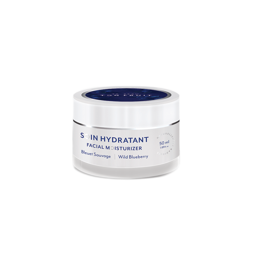 Soin éclat hydratant pour le visage aux bleuets sauvages