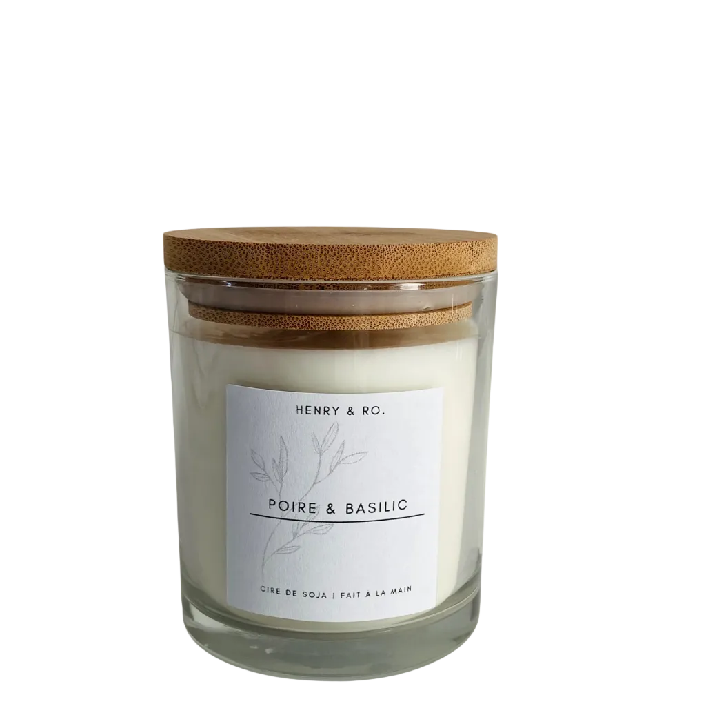 Bougie Poire & Basilic