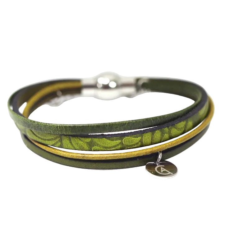 Multiple engraved bracelet