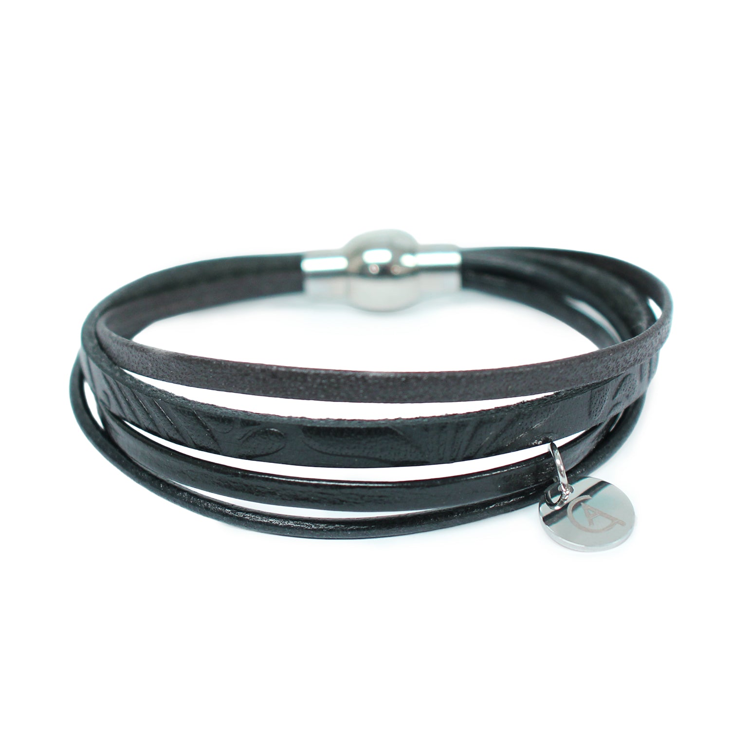Multiple engraved bracelet