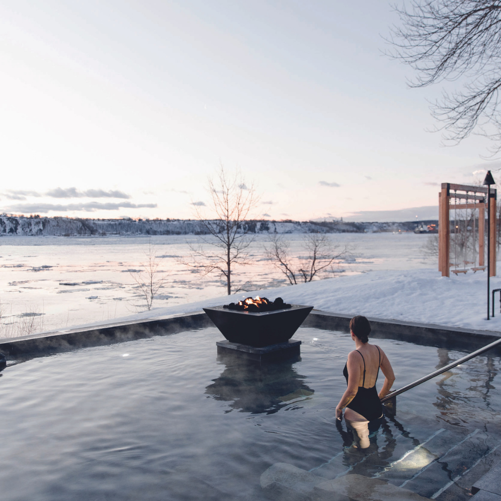 Expérience thermale et massage pour 2 personnes - Strøm spa nordique Vieux-Québec