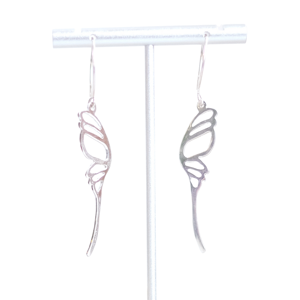 Ailes de papillon - Boucles d'oreilles en argent sterling