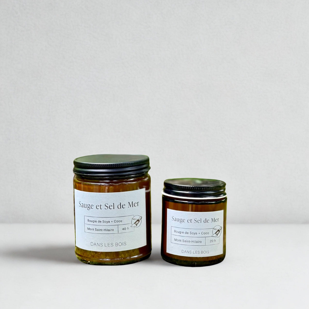 Bougie - Sauge & Sel Marin