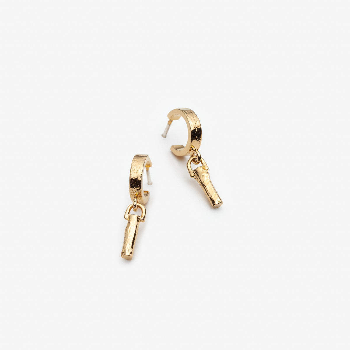Intègre - Open circle sterling silver earrings