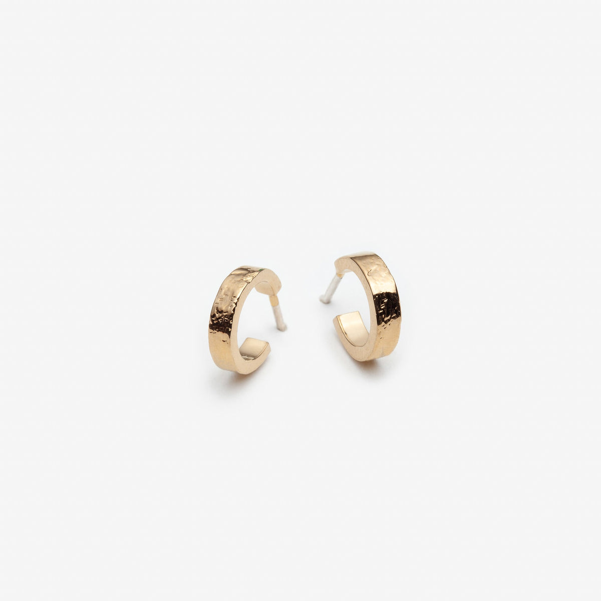 Intègre - Open circle sterling silver earrings