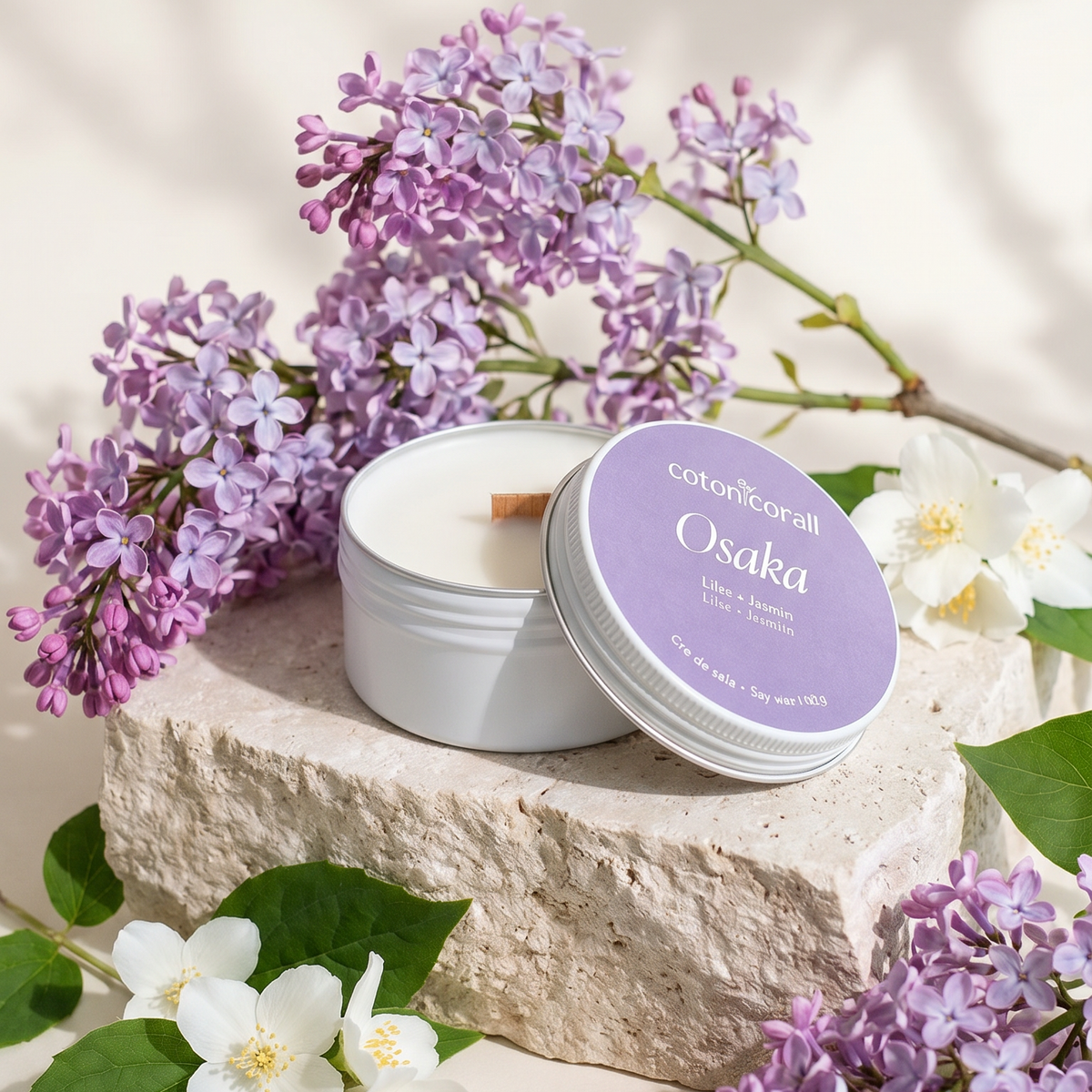 Osaka Travel Candle | Lilac + Jasmine
