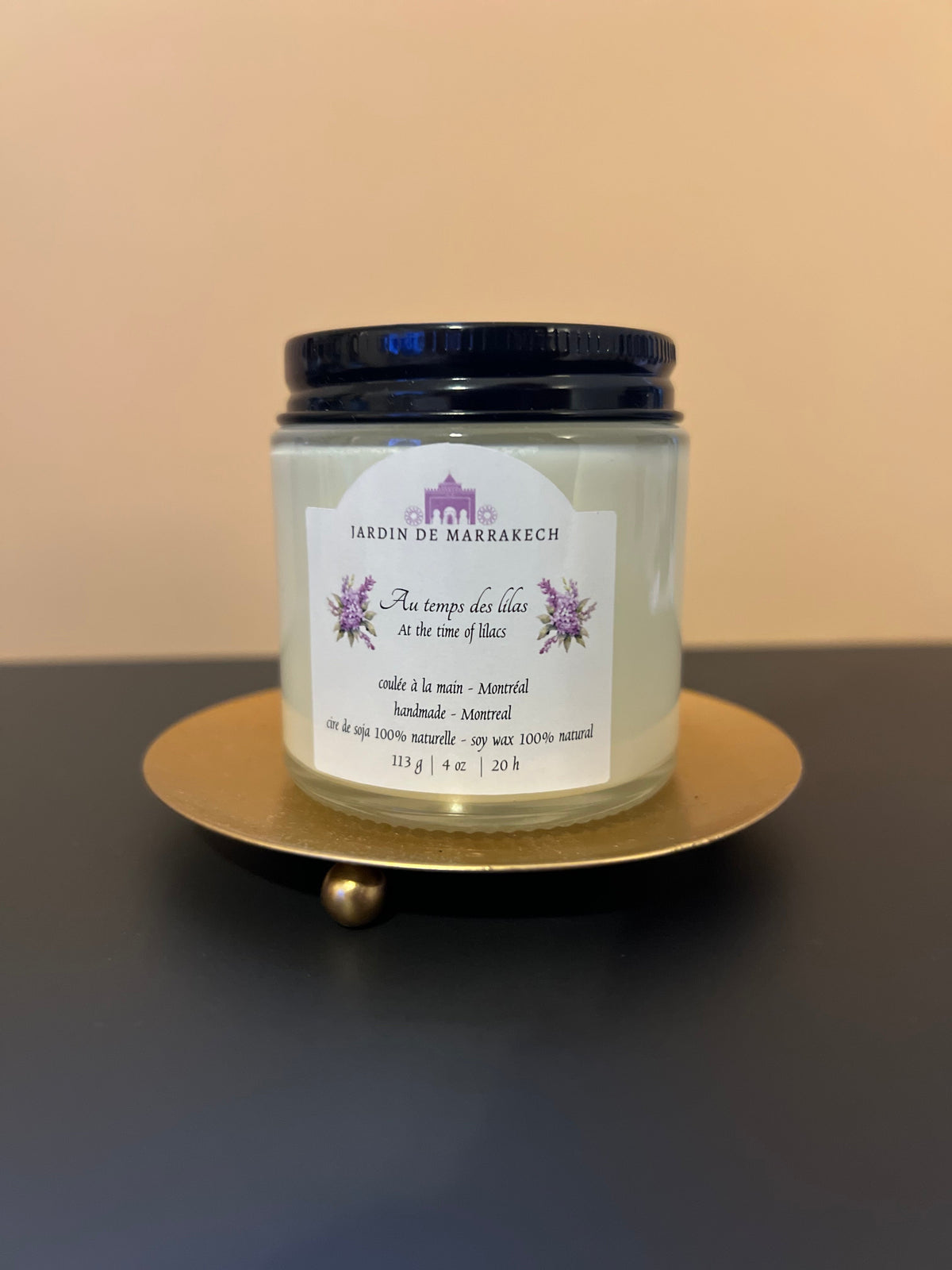 Au temps des lilas candle 4 oz