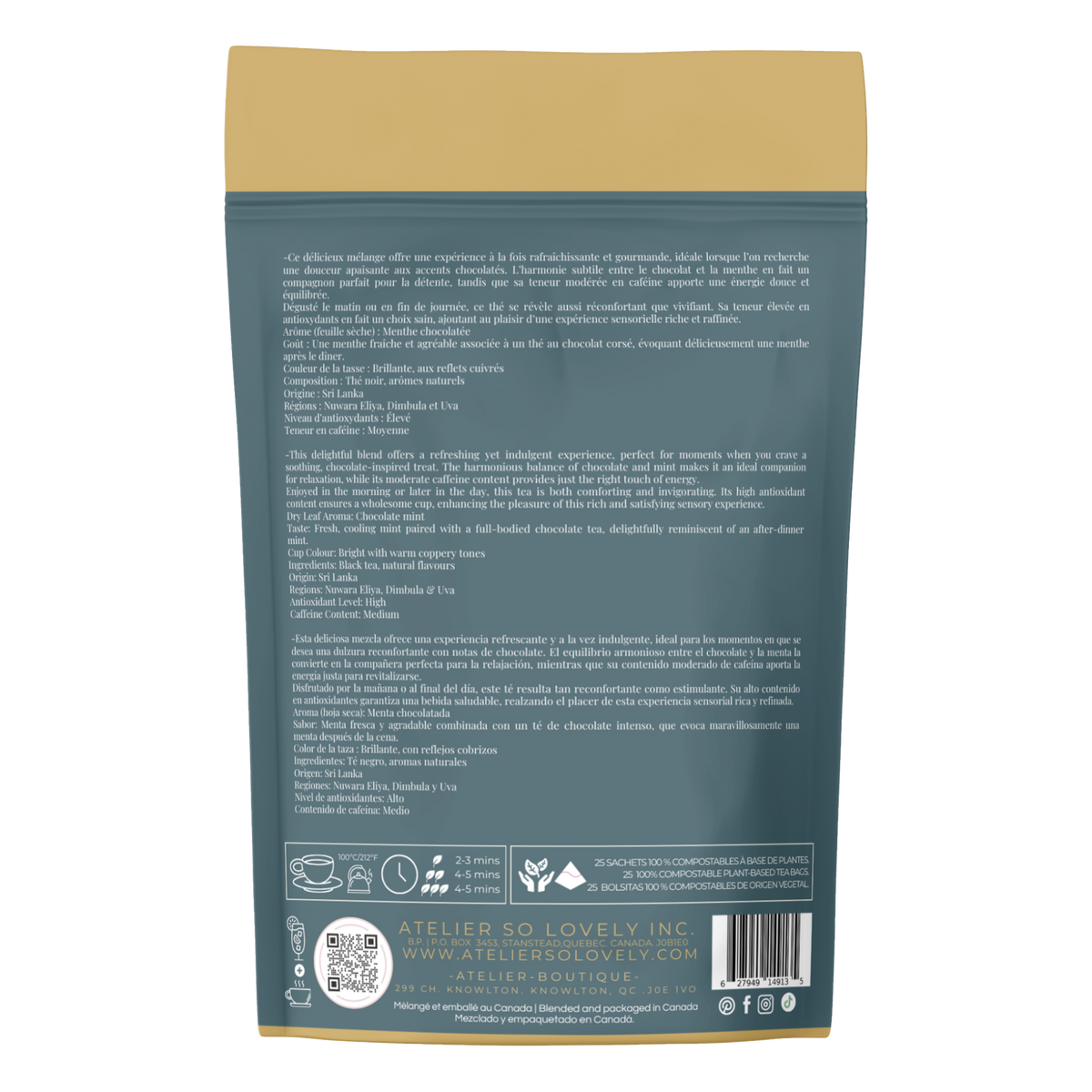 Chocolate Mint Black Tea