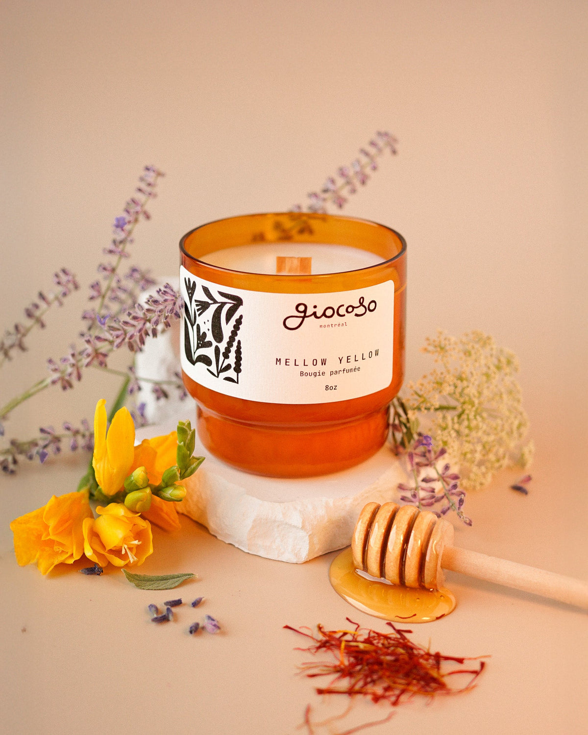 Bougie 8oz Mellow Yellow