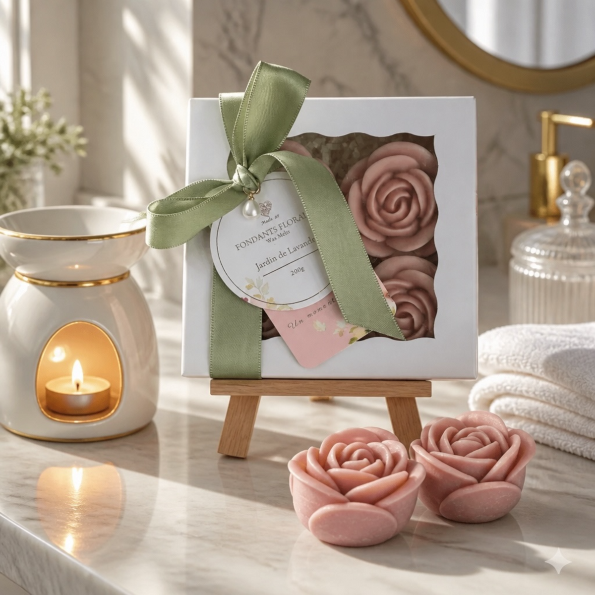 Scented wax melts - 4 flowers