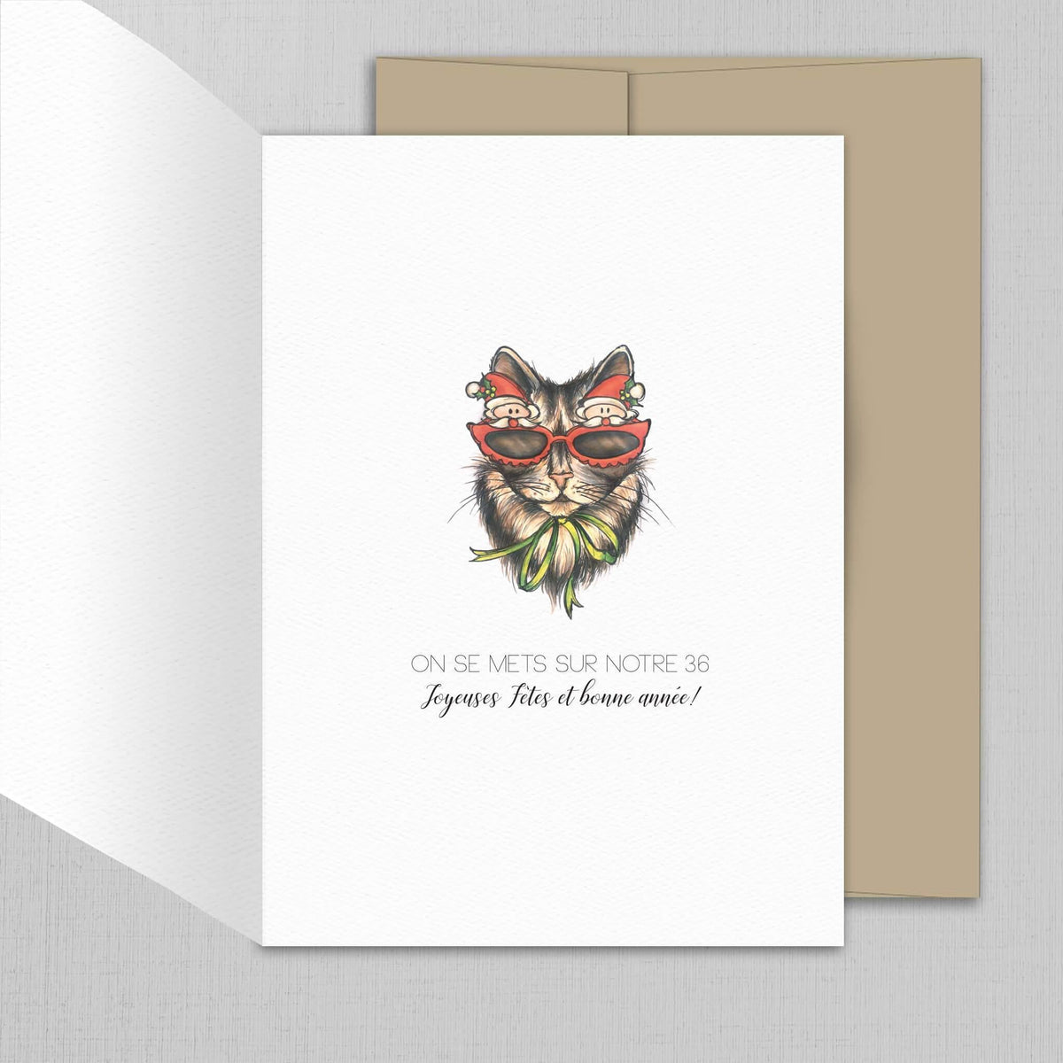 Carte de souhaits - Bouchon de bulles (intérieur)