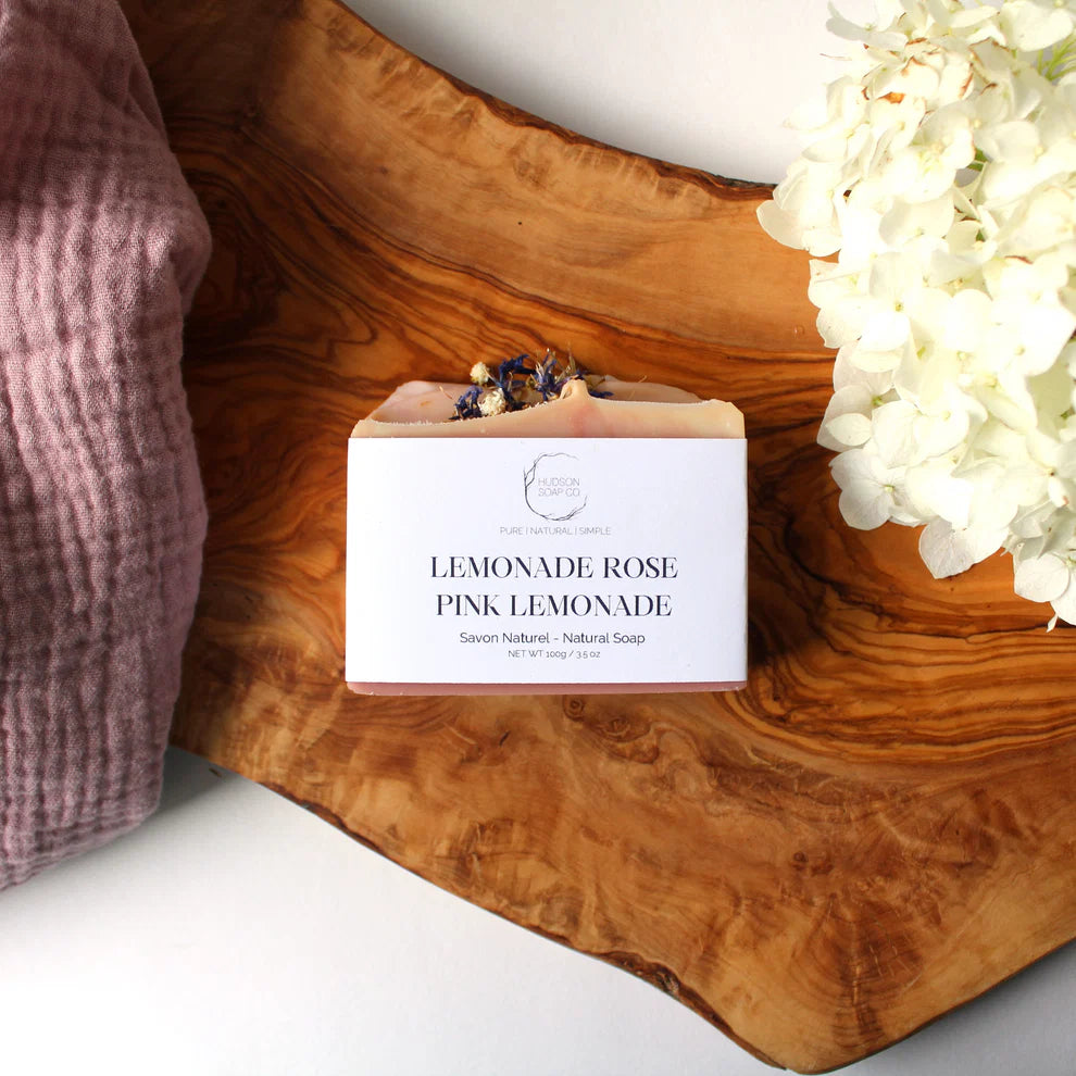 Natural artisanal soap - Pink Lemonade