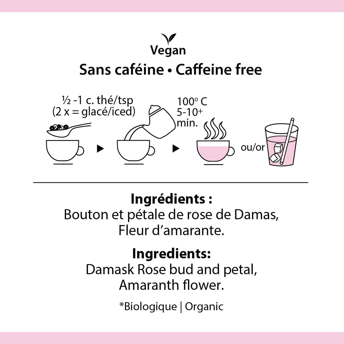 Tisane Rose de Damas