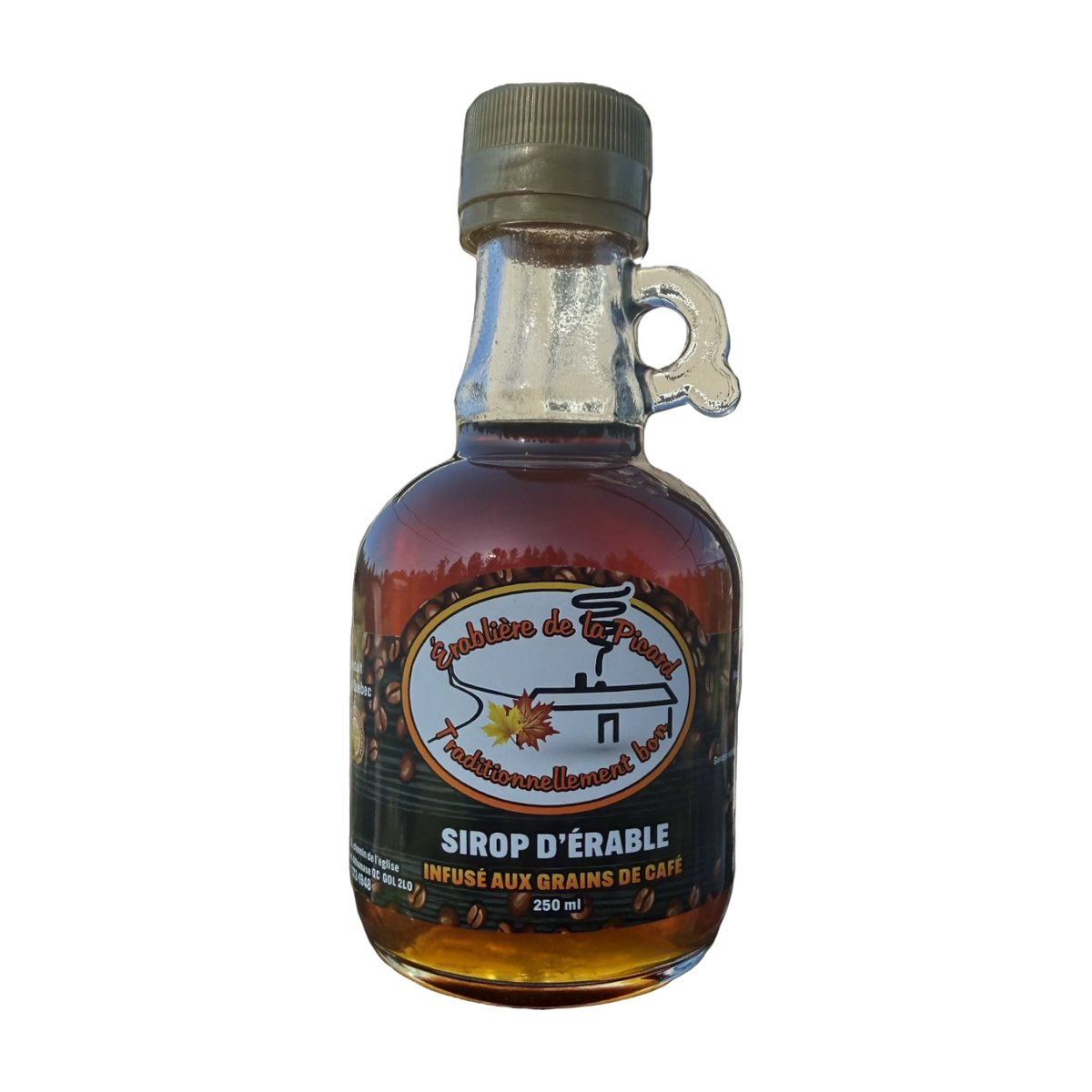 Sirop d'érable infusé au café