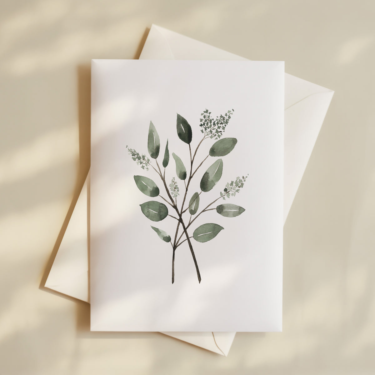 Carte de souhaits - Eucalyptus