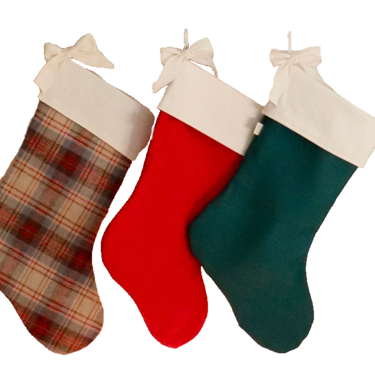 Bas de Noël avec boucle
