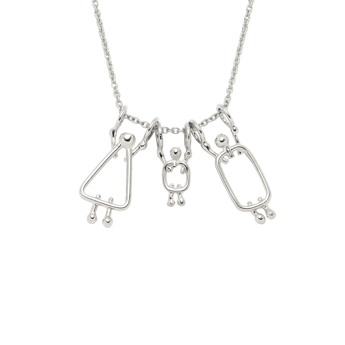 Family necklace for a mom of a boy - Personalized birth gift made in Quebec